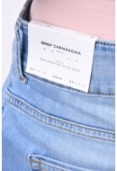 Women Jeans Only Carmakoma Carwilly Reg Sk Wide Wb Light Blue Denim